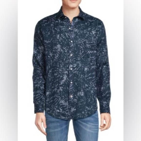 J.MCLAUGHLIN
Gramercy Print Linen Shirt - Picture 1 of 7